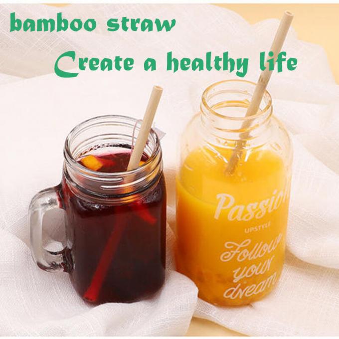 Piccolo bamboo paglia tubo di bambù per bere con logo personalizzato 3