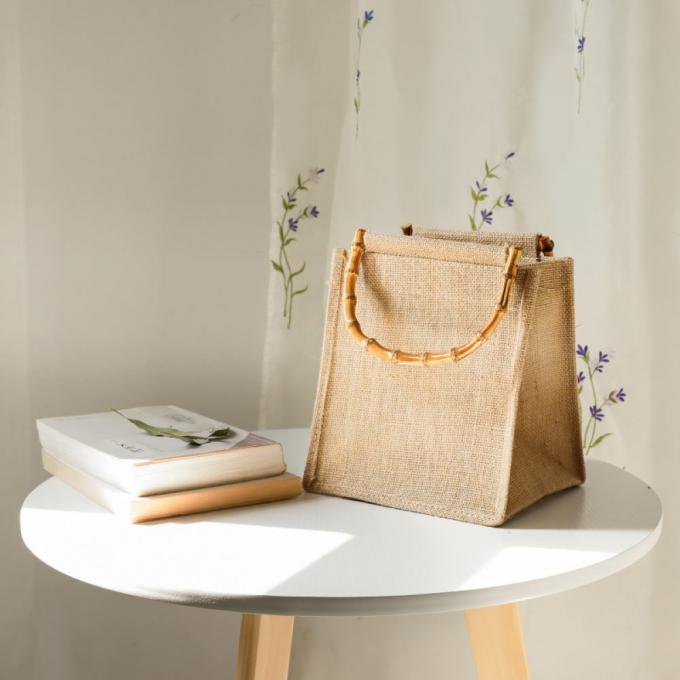 Maniglia di borsa di bambù rotonda e semirotonda con radice di bambù per borsa da mano da donna 0