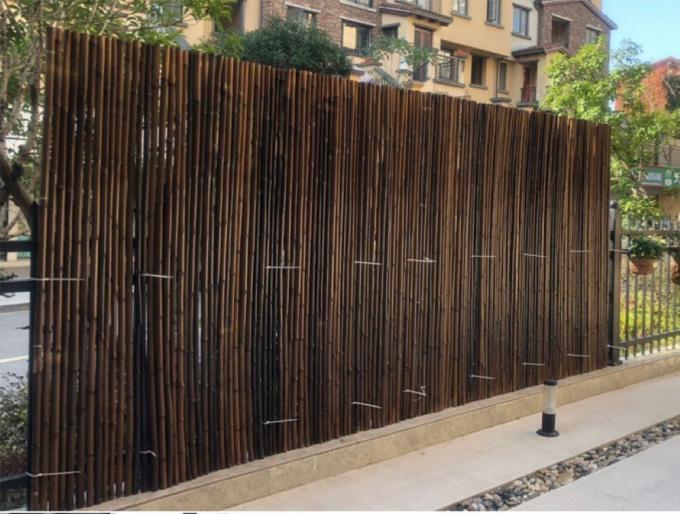 Recinto di bambù dipinto materiale di bambù naturale Privacy Garden Border di Panels Rolled Bamboo del recinto 0