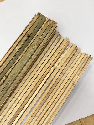 Fence di bambù a fessura durabile a slitta per schermo di privacy per paesaggi esteriori e decorazioni di patio