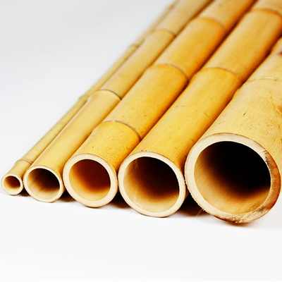 Pali di bambù di bambù a 3 pollici amichevoli di Eco Moso Palo per giallo della decorazione della pianta