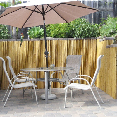 selezione rotolata di bambù del recinto di 180cm del giardino di bambù decorativo di Natural Bamboo Fence