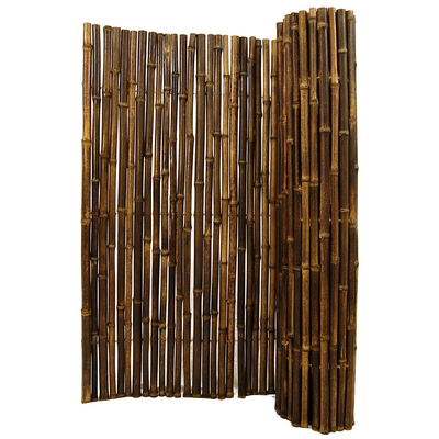 Recinto di bambù nero naturale For Garden Decoration di 180cm 240cm che recinta parete