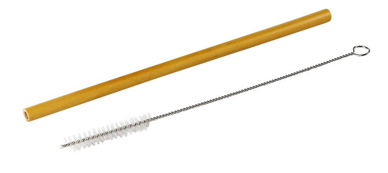 Paglie eliminabili di bambù di 100% 19cm 22cm per uso bevente organico dei bambini