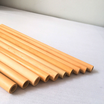 Paglie di bambù eliminabili 19cm di bambù naturali riutilizzabili per il cocktail del caffè
