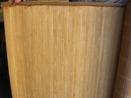 Rotolo d'incorniciatura di bambù della carta da parati decorativa di bambù 3D del grano di Moso con il modello naturale