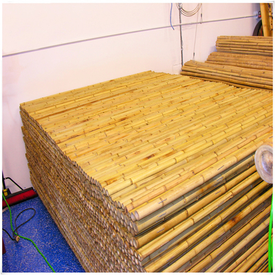 Colore naturale di Bamboo Roller Paneling del giardino della scuola materna del recinto durevole domestico del giardino