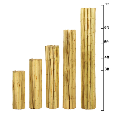 Recinzione di bambù di With Frame Carbonized del recinto di bambù decorativo della scuola materna 2x1.8m