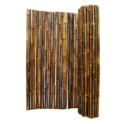 Recinzione di bambù di With Frame Carbonized del recinto di bambù decorativo della scuola materna 2x1.8m