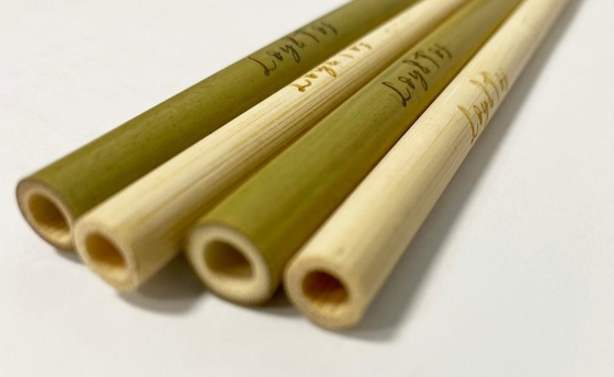Cannucce riutilizzabili Juice Usage delle paglie di bambù eliminabili amichevoli di Eco