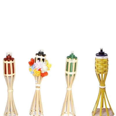 partito di bambù di Tiki Torches For Garden Lighting Luau della torcia di bambù naturale di 180cm