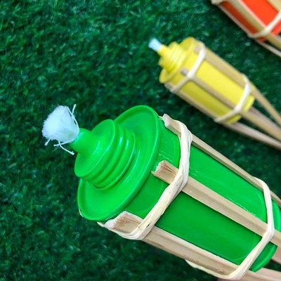 Scatola metallica di bambù dell'olio di Tiki Torches Refillable Replacement Metal della decorazione di Halloween