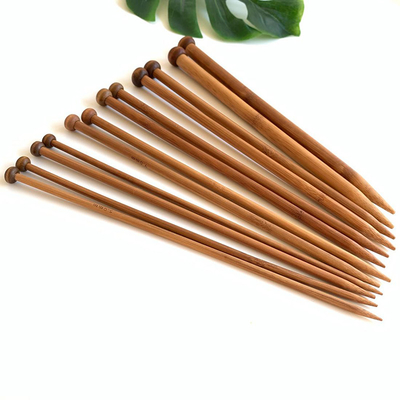 12Pcs ha fissato singolo tricottare aguzzo dei ferri da maglia circolari di bambù leggeri per tricottare fatto a mano di DIY