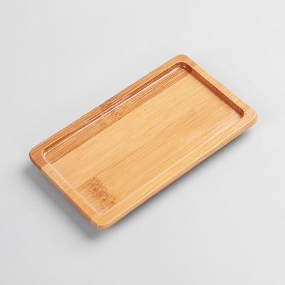 Sottobicchieri di legno di bambù carbonizzati impermeabili leggeri per articolo da cucina di vetro
