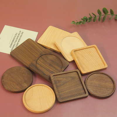 Stuoia di legno di bambù Eco messa originale ecologica di Tray Square /Round del caffè dei sottobicchieri di bambù su ordinazione