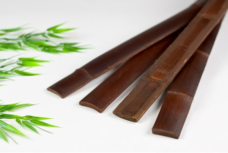 220 cm Pols di bambù grezzo nero Pols di bambù naturale Vernice Superficie liscia
