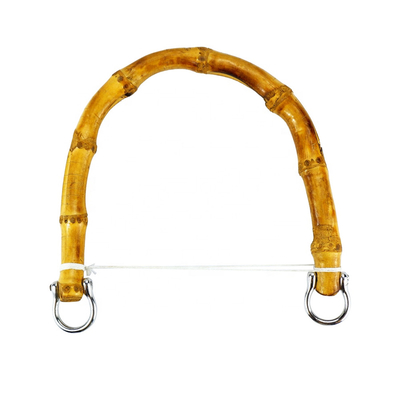 Maniglia di bambù naturale della borsa per il semicerchio degli accessori della borsa delle donne o la maniglia rotonda della borsa