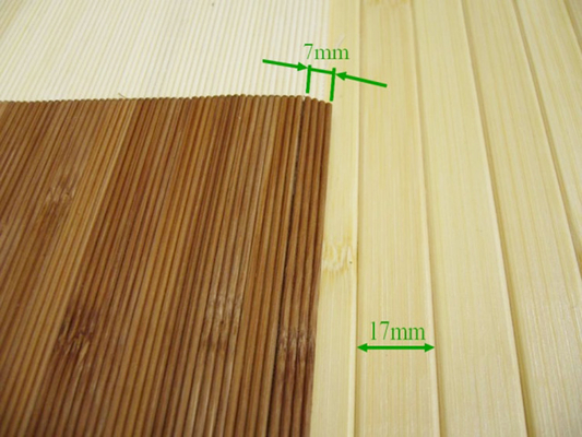 Incorniciatura di bambù delle stecche di bambù naturali di Wallcovering per il ristorante domestico