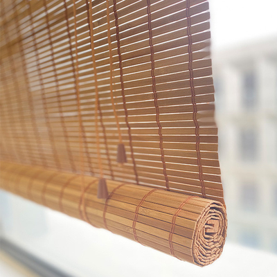 Roman Bamboo Mat Rolling Curtain tessuto ha installato facilmente l'otturatore 180*180cm all'aperto