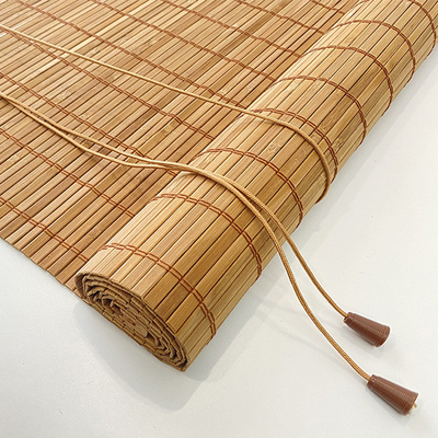 schermi girevoli di bambù Roman Style Curtains di bambù variopinto della natura di 1.8m