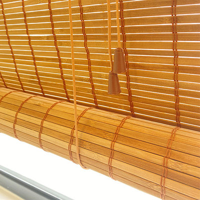 il bambù della natura di 1.8m rotola sull'ombra per Windows Roman Curtains Light Filtering variopinto