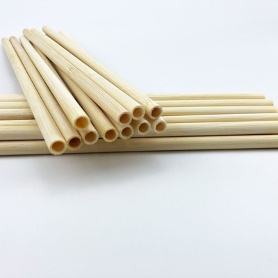 Straw With Customized Laser Label bevente di bambù naturale riutilizzabile registra biodegradabile