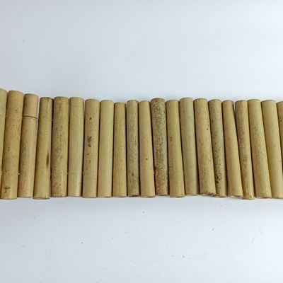 20x100cm Cane Bamboo Edging Border Fence per il piccolo balcone del giardino decorativo
