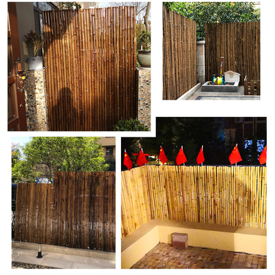Recinto di bambù dipinto materiale di bambù naturale Privacy Garden Border di Panels Rolled Bamboo del recinto