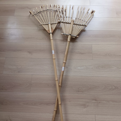 Il prato inglese di bambù leggero del giardino del rastrello di Gress rapidamente monta il rastrello 32cm della foglia