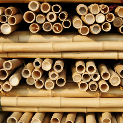 100% forte Moso durevole naturale Palo di bambù personalizzano la lunghezza