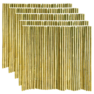Colore naturale di Bamboo Roller Paneling del giardino della scuola materna del recinto durevole domestico del giardino