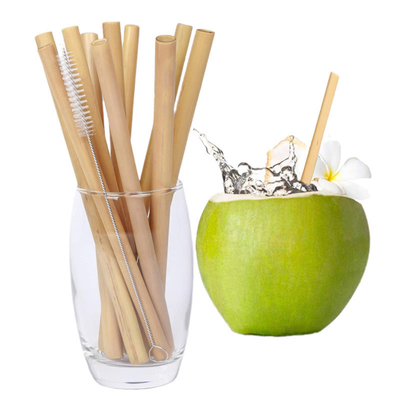 cannuccia di bambù delle paglie di 22.5cm di uso di bambù eliminabile della bevanda