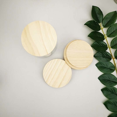 Coperchi di bambù del barattolo della copertura a perfetta tenuta di Canninng con il foro Straw Bottle Caps Kitchen Lids