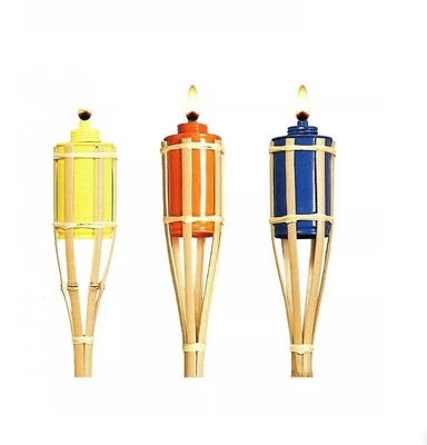 Scatola metallica di bambù dell'olio di Tiki Torches Refillable Replacement Metal della decorazione di Halloween