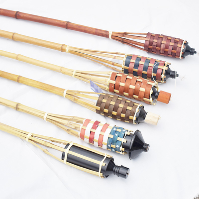 Scatola metallica di bambù dell'olio di Tiki Torches Refillable Replacement Metal della decorazione di Halloween