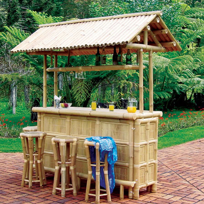 Barre pieghevoli della spiaggia della Tabella di bambù di Tiki Bars With Counter Beverage del partito della spiaggia