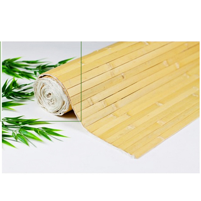 Carta da parati di bambù naturale 17mm d'incorniciatura di bambù fatto a mano tessuto indietro per la decorazione domestica