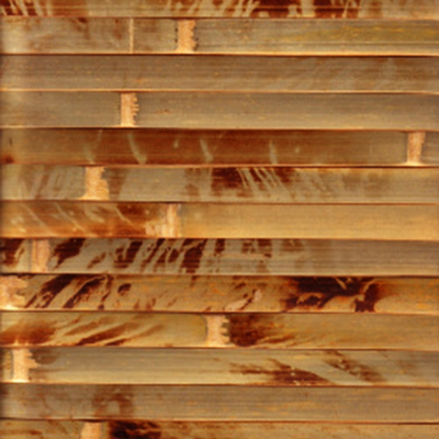 Carta da parati di bambù naturale 17mm d'incorniciatura di bambù fatto a mano tessuto indietro per la decorazione domestica