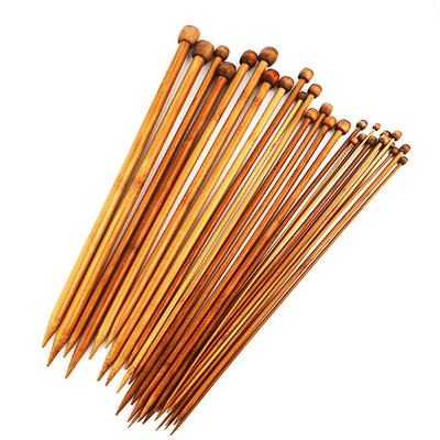 12Pcs ha fissato singolo tricottare aguzzo dei ferri da maglia circolari di bambù leggeri per tricottare fatto a mano di DIY