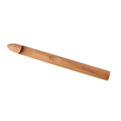 L'uncinetto di legno di bambù dei regali fatti a mano ha messo la superficie regolare leggera