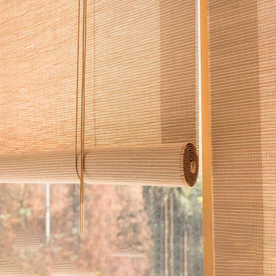 Roman Bamboo Mat Rolling Curtain tessuto ha installato facilmente l'otturatore 180*180cm all'aperto