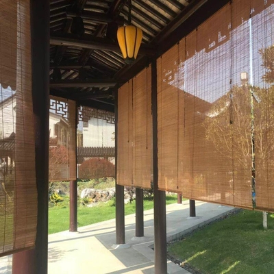 ciechi di bambù del rullo di 1m in condizioni ambientali delle tonalità del rullo manuale di bambù della pergola