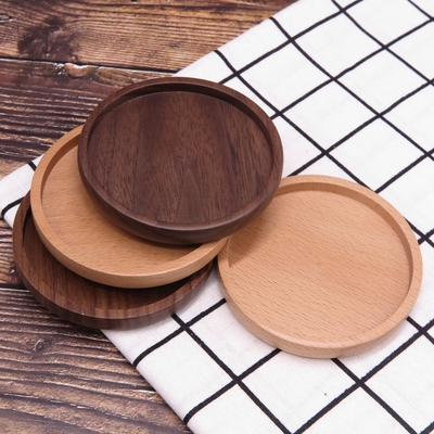 Sottobicchieri beventi in bianco della tazza di caffè dei sottobicchieri quadrati 9cm di legno di bambù della bevanda
