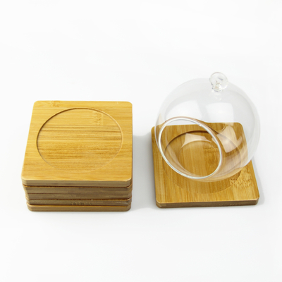 I sottobicchieri di bambù dello spazio in bianco rotondo impermeabilizzano la stuoia di Mat For Home Cafe Drinking del sottobicchiere