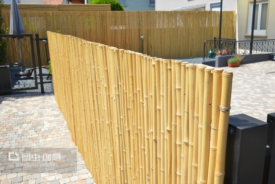 Cina Fornitore Bambù Recinzione di confine Naturale Bambù Reed Recinzione Natura o colore nero Per Recinzione Giardino