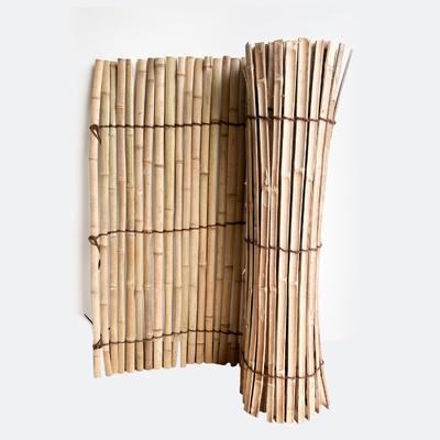 Bambù Slate Outdoor Screen Fence Rolls Wholesale Naturale Bambù Fencing Slat Roll Wholesale Da Vietnam Factory