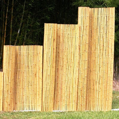 Rotolo di recinzione in bambù naturale impermeabile e resistente per giardino e paesaggistica
