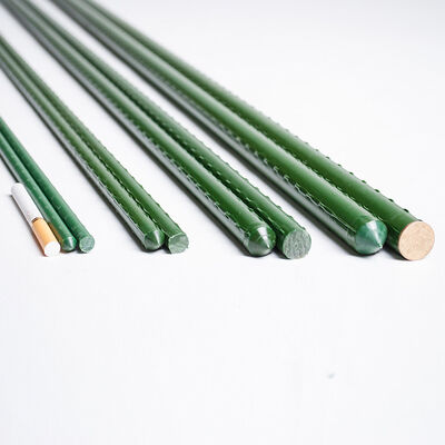 Colpi di metallo rivestiti di plastica Colpi di giardino verde per impianti di supporto per impianti di arrampicata