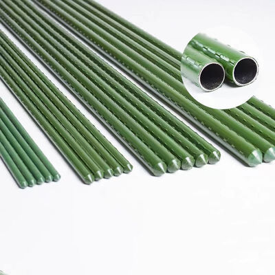 Colpi di metallo rivestiti di plastica Colpi di giardino verde per impianti di supporto per impianti di arrampicata