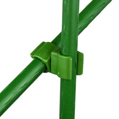 Colpi di metallo rivestiti di plastica Colpi di giardino verde per impianti di supporto per impianti di arrampicata